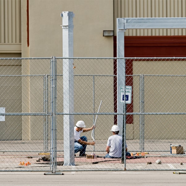 how much time can i rent the temporary fence for my building site or event in New Goshen